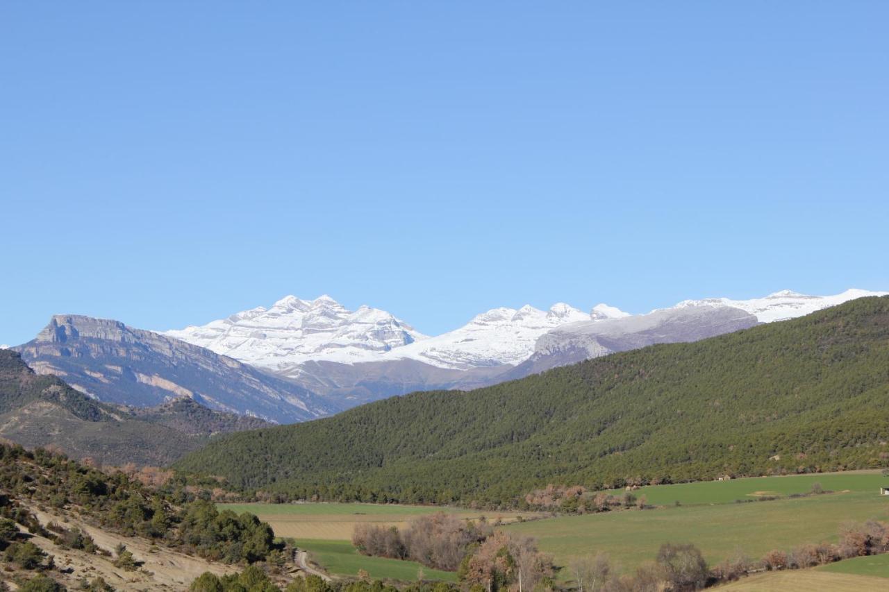 Casa Encuentra, En El Pirineo Al Lado De Ainsa Pensionat El Pueyo de Araguás Eksteriør billede